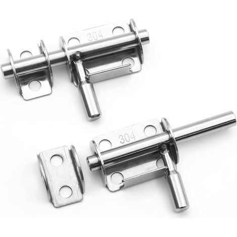 2 pièces Verrou de porte intérieure Verrou de porte extérieure Serrure de porte, pour (1/5)