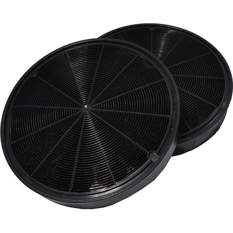 Lot De 2 Filtre À Charbon Diamètre 19,6cm Épaisseur 3cm Pour Hotte Cuisine