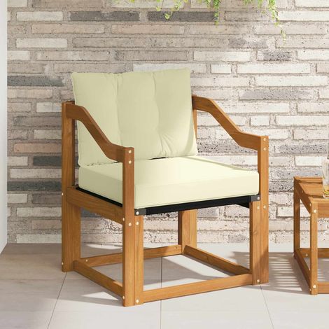Outdoor-Sofagarnitur Massives Akazienholz und Textilene