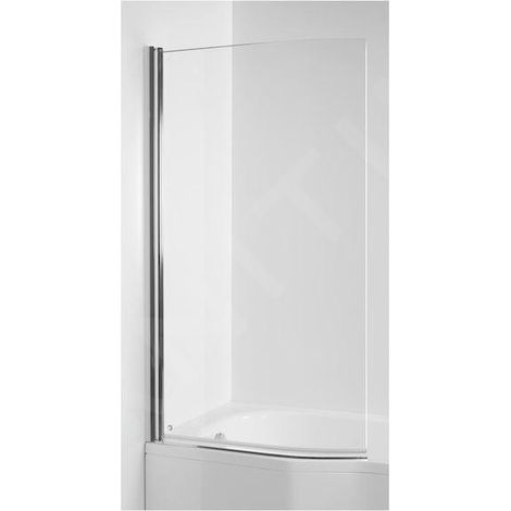 Jika Tigo - Paroi de baignoire incurvé, 800x1500 mm, gauche/droite, argent/verre transparent H2562130026681 (1/2)