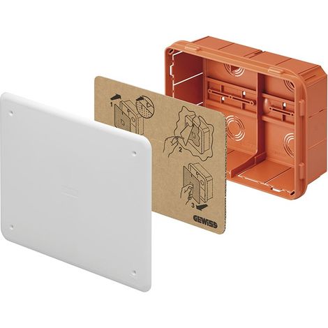 Caja de derivación de empotrar de Gewiss  196x152x70