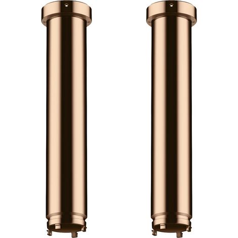 AXOR ShowerSolutions Verlängerung Set 230 mm für Deckenbefestigung ShowerHeaven 1200/300 4jet, Polished Red Gold (1/2)