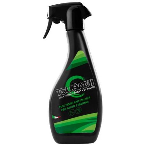 Pulitore detergente antimuffa professionale bagno muri docce pareti Tsunami spray 500 ml. casa ufficio negozio