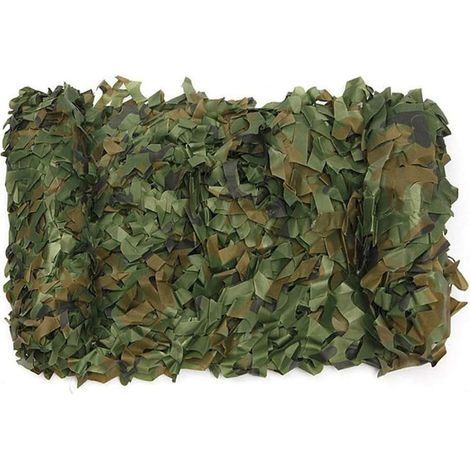 Filet de Camouflage Protection Solaire Camo pour Parasol Camping Chasse Décoration Abri Ombre de Tente 23m (1/4)