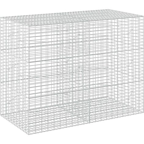 vidaXL Gabion with 5 mm Wire and 5x10 cm Mesh 200x100x150 cm (1/5)