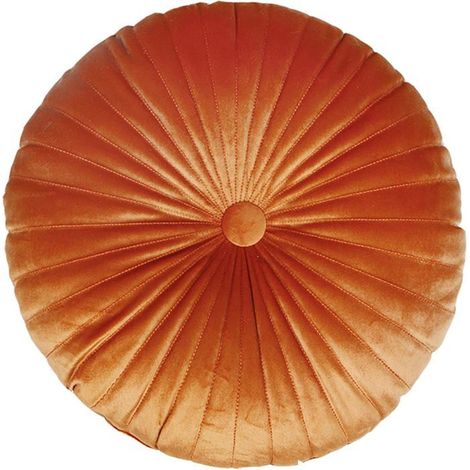 Coussin Citrouille Simple Rond Peluche Tatami Oreiller Chaise Bureau Coussin décoration Chambre Simple (35cm8cm, Orange) (1/4)
