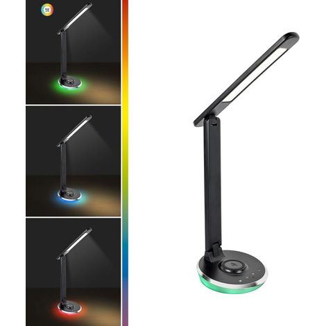 Lampada da scrivania LED 6W RGB USB dimmerabile Jacey Rabalux (1/3)