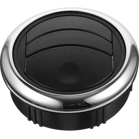 Bouche d'aération ronde de type bouton pour climatisation, électroplaquée, pour camping-car, bus, voiture électrique, caravane, diamètre 87 mm/75 mm-8.7X8.7CM (1/2)