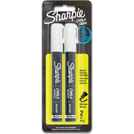 ROTUL.SHARPIE CHALK MARKER BLANCO B/2
