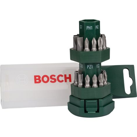 Bosch DIY Accessories 2607019503 25 Piece Big Bit Magnetic Bit Set