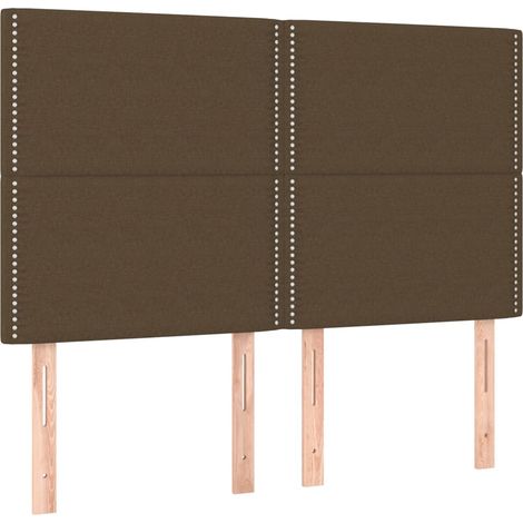 Maison Exclusive - Cabecero de cama marrón oscuro 144x5x118/128 c (1/5)