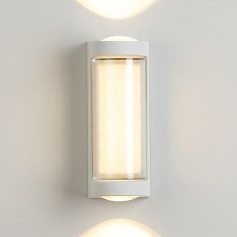 Applique murale LED moderne en aluminium, éclairage direct/direct, 12 W, étanche IP65, idéale pour les garages et les chambres. Un cadeau idéal. (1/5)