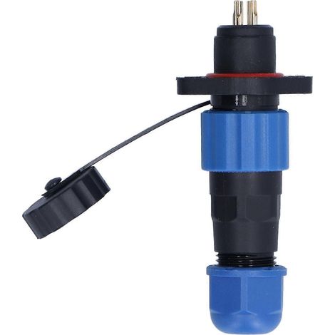 Connecteur d'alimentation industriel et aéronautique étanche IP68 à montage sur bride SP134 broches ( (1/4)