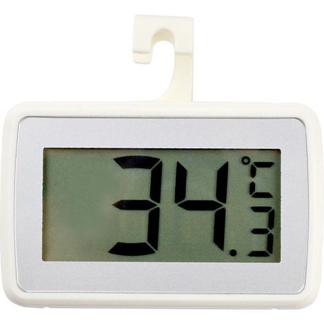 Réfrigérateur Fridge Thermomètre Digital Freezer Room Thermomètre Étanche Grand Écran Lcd Pour Cuisine, Maison, Les Restaurants, Les Fournitures De Décoration Intérieure Et Extérieure 1 pièce Oi-FRIS
