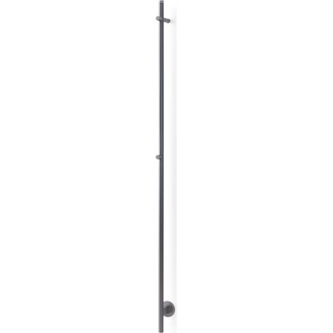 FugaFlow Eccelente Caloro Radiateur sèche-serviettes électrique - 170cm de hauteur - 30Watt - gunmetal (1/5)