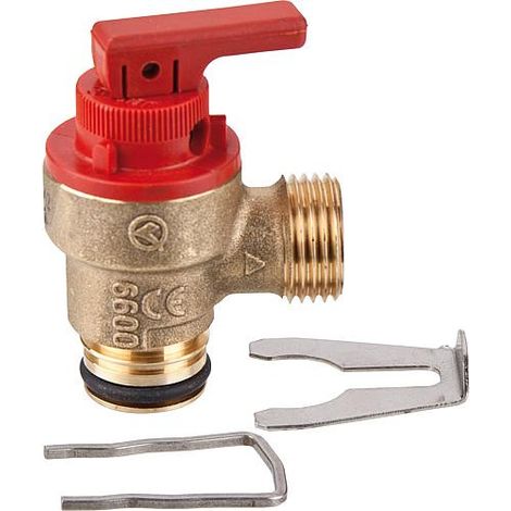 Soupape de sécurité 3 bars – Filetage R1/2 – Compatible modèles Vaillant VC/VCW 204/254 – Protection contre surpression (1/3)
