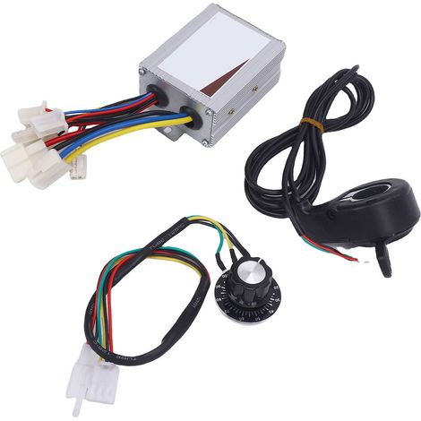 Kit de commande de moteur de vélo électrique 48 V 500 W avec limiteur de vitesse et accélérateur au pouce, universel pour la modification de tricycles et motos électriques (1/5)