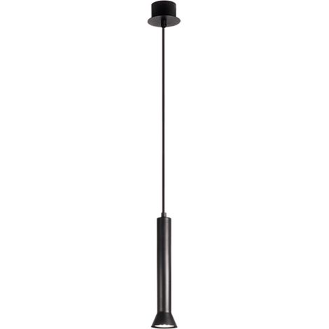 Lampada a sospensione in metallo verniciato Nero LILA Piccolo D6,6 cm (1/2)