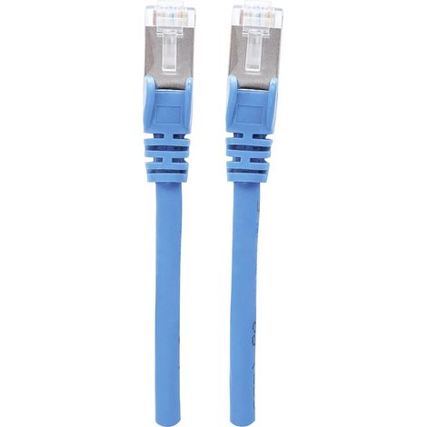 [NEUWERTIG] B-Ware Int Cat6a Stecker Cat7 Netzwerkkabel Lan 15m Blau Kabel