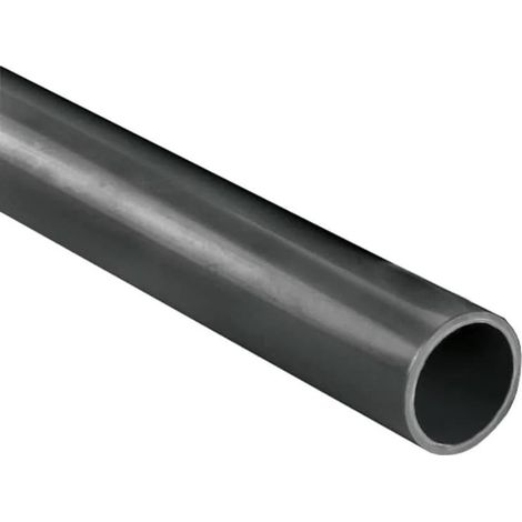 Tuyau PVC 32mm Pression, Tube PVC-U 1m PN16 Gris