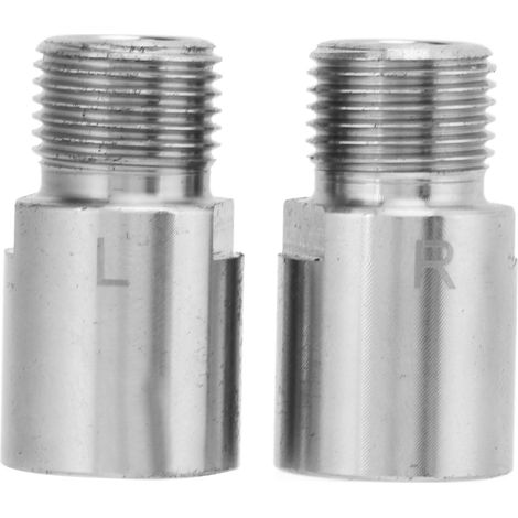 2 Pièces Allonges de Pédales Vélo Montagne Acier Chrome Molybdène 20mm Argent (1/5)