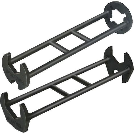 Clé multifonctionnelle pour lavabo, outil manuel facile à utiliser, extracteur de tuyau portable, clé d'installation de robinet pour lavabo de salle de bain et toilettes-A and B (1/5)