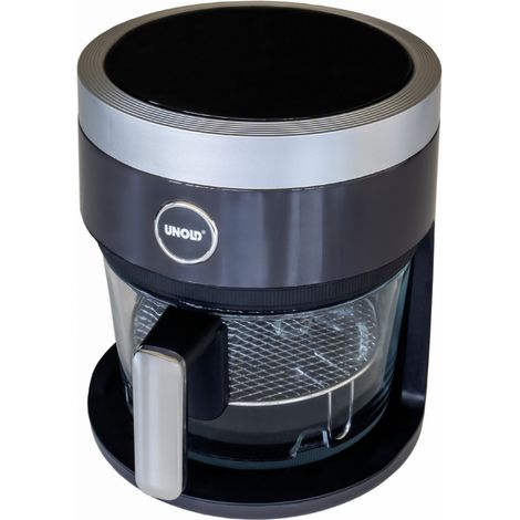 Unold 58695 Heißluftfritteuse Glas, schwarz