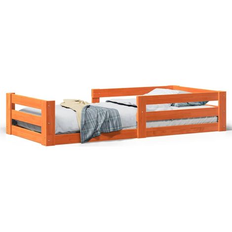 Maison Exclusive - Giroletto senza materasso marrone cera 80x160 cm legno di pino