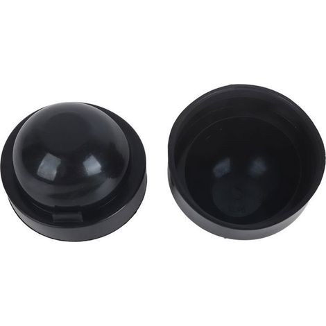 BelleRise - 2pcs bouchons phare LED – PVC souple étanche – Compatible avec kit feux avant – 90mm noir (1/5)