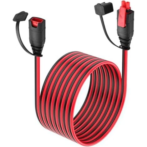 GC004 Câble de rallonge X-Connect, 2x16AWG, câble mâle-femelle pour chargeur de batterie intelligent, pour chargeurs de voiture et moto - 3 mètres (1/5)