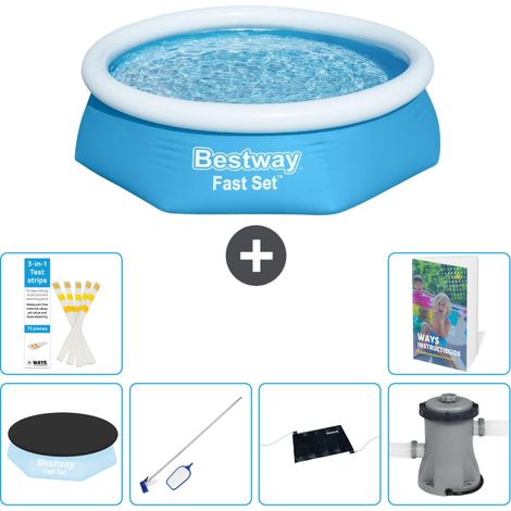 Bestway Piscina Bestway Fast Set Rotonda - 244x61 cm - 7-pezzi  S67