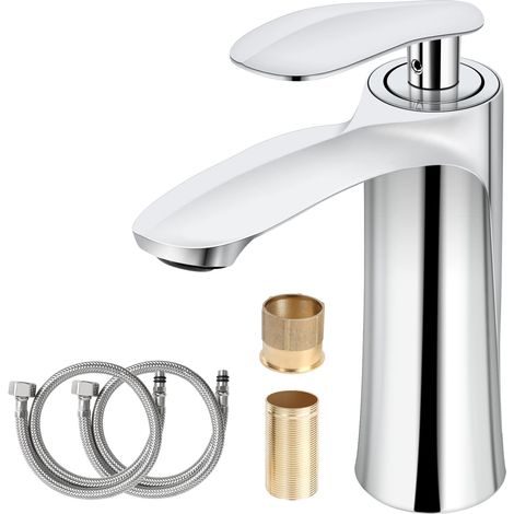 Robinet mitigeur de lavabo Robinet de cuisine Corps lisse Robinet (1/5)