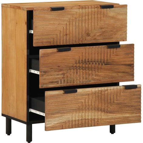 Maison Exclusive - Credenza 60x33x75 cm in Legno Massello di Acacia (1/5)