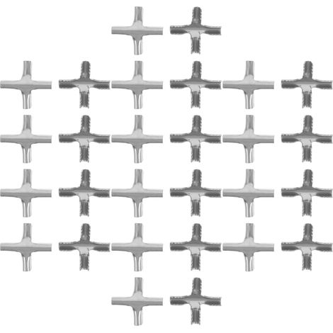 200 boucles antivol invisibles en acier inoxydable, 2 mm, clips (1/5)
