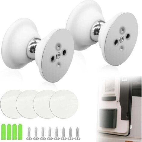 2pcs RV Door Holder Loquet porte magnétique en silicone, loquet porte camping-car, support porte magnétique sans perçage, butée de porte pour camping-car compartiments bateau, accessoires campi (1/4)