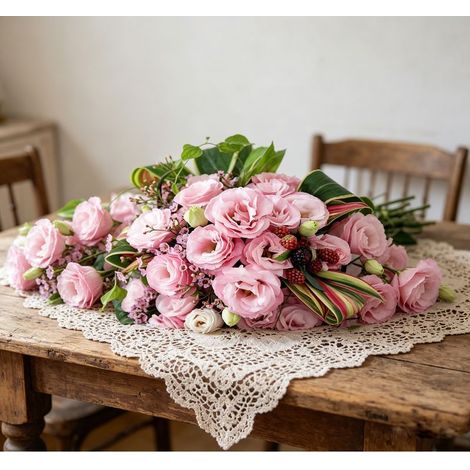 5000 graines de lisianthus rose - Variété originale, facile à cultiver, idéal pour jardin, balcon et pots décoratifs (1/5)