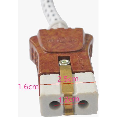 Kostenloser Versand für altmodische zweipolige Keramikstecker für Reiskocher und Wasserkocher.