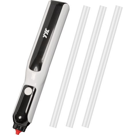 Elektrische Heißklebemaschine, kabelloses, tragbares Lithium-Extrusionsgerät, 7-mm-Klebestiftapplikator für Zuhause, Heimwerken, Bastelarbeiten und selbstgemachte Klebeartikel (1/5)