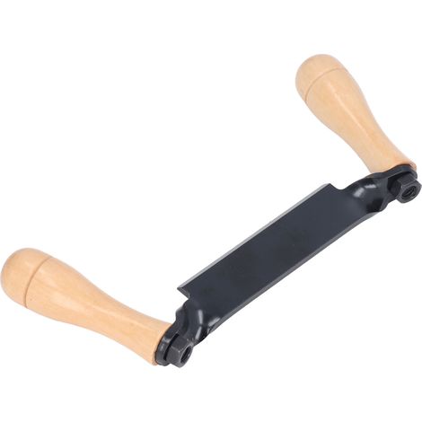 Couteau à bois droit en acier tungstène, manche en bois, outil de dégauchissage durable pour poteaux de clôture et billes, 20 cm (1/5)