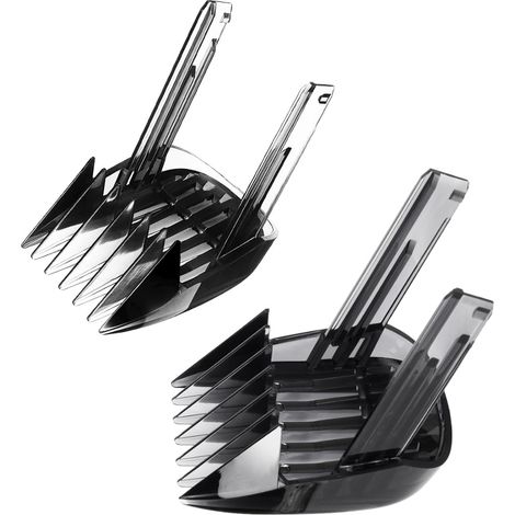 Lot de 2 peignes de rechange compatibles avec HC9450 HC9490 HC9452 HC7460 HC7462 réglable 1-7 mm, 7-24 mm