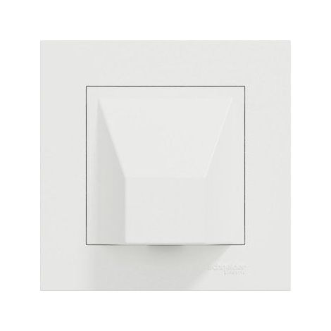 SCHNEIDER ELECTRIC Sortie de câble complet Miluz, SCHNEIDER ELECTRIC, blanc