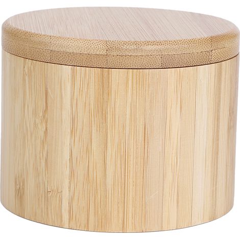 Pot à épices écologique en bambou carbonisé, pot à sel, accessoires de cuisine (1/5)