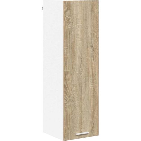 Armadio a parete moderno con ampio spazio di archiviazione 30 x 31 x 100 cm in legno ingegnerizzato rovere sonoma 020053371