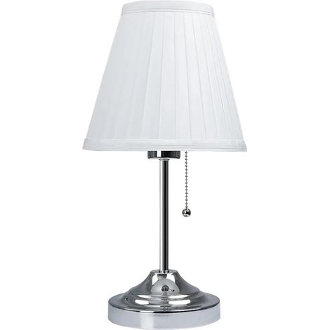 ARTE LAMP Lampe de chevet lampe de bureau lampe LED avec câble et abat jour en textile pour salon et jardin terrasse extérieur (1/5)