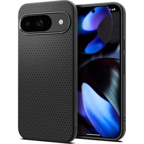Spigen Liquid Air TPU Back Cover Negro Google Pixel 9/9 Pro