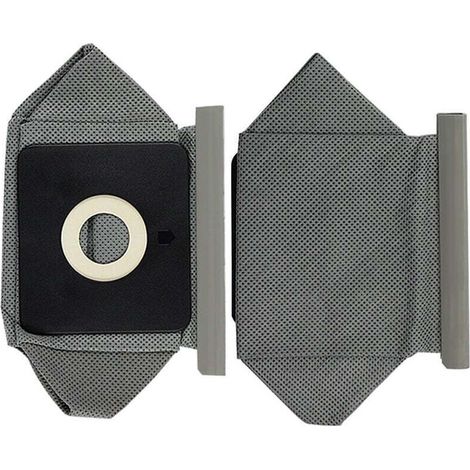 Zwei Universal-Staubsaugerbeutel, wiederverwendbares Staubsaugerzubehör, Ersatz-Staubbeutel aus Vliesstoff, 11 x 10 cm – Crezuo
