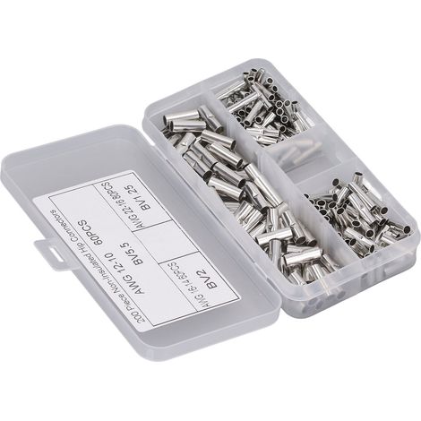200 Stück Kupfer-Crimp-Anschlussklemmen (männlich/weiblich) für Maschinen und Industrieanlagen (1/5)