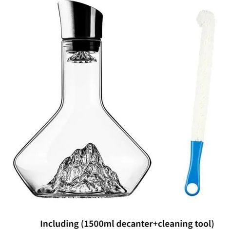 1500ML Set04 - Grande Carafe À Décanter En Cristal, Verres À Champagne De Brandy Et De Vin Rouge Faits À La M (1/4)