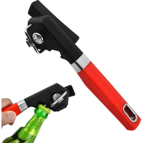 Manuel d'ouvre-boîte manuelle, manuel d'ouvre-boîte,Bouteille de coupe en douceur Outil de cuisine en acier inoxydable avec poignée ergonomique pour les personnes âgées adultes camping (1/5)