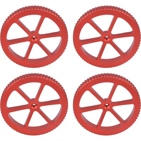 4 Écrous de Nivellement CR10 en Alliage d'Aluminium avec Ressorts pour Imprimante 3D Ender 3, CR-10, Série Ender (1/5)